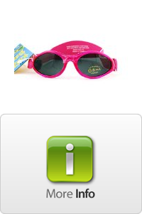 Adventure BanZ Baby Sunglasses, Flamingo Pink, 02 Years Uncomplicated